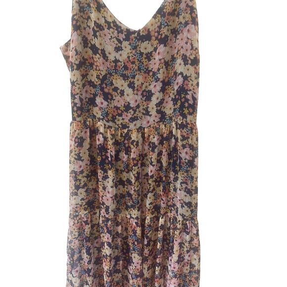 Rachel Zoe Flowy Tiered Maxi Dress Sz 8 - Picture 2 of 8